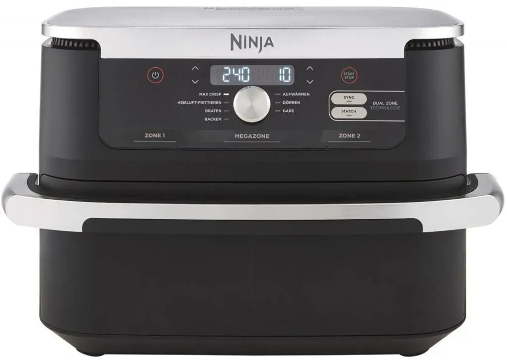 Preisvergleich Produktbild Ninja Doppel-Heißluftfritteuse AF500DE, schwarz