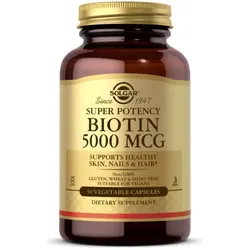 Biotin 5000 mcg Super Potenz 50 V Kapseln