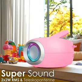 Cyberlux CL-910 CD-Player pink