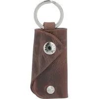 GREENBURRY Vintage Leder Schlüsseletui Schlüsselanhänger Schlüsselanhänger cm, Braun