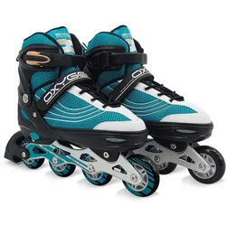 Oxygen inline-Skates Semi-Softboot verstellbar petrol Größe 42-45 42/45