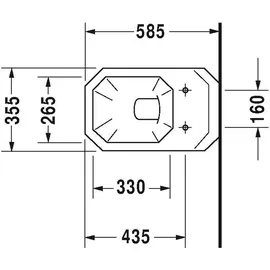 Duravit 1930 575 mm (0182090000)