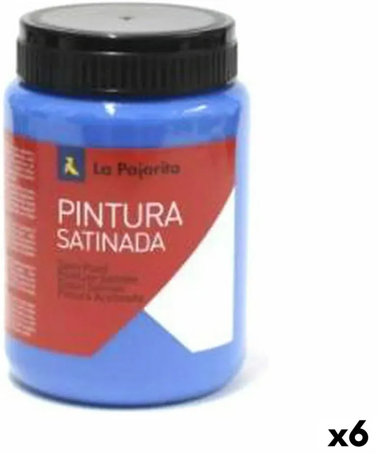 Tempera La Pajarita Intense L-12 6 Stücke Blau Satin