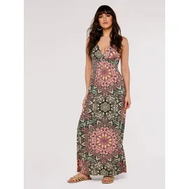Apricot Maxikleid Mandala-Maxikleid Grün M