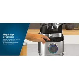 Ninja Detect Power Mixer Pro TB201EU Standmixer Silber