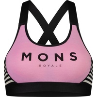 Mons Royale Stella X-Back Damen Sport-BH-Pink-Rosa-XS