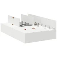 VidaXL Bettgestell mit Stauraum Weiß 120 x 190 cm