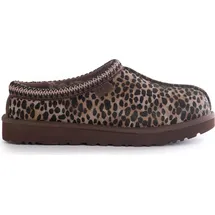 UGG Australia Tasman Clog Mule Leo-Muster Braun 41