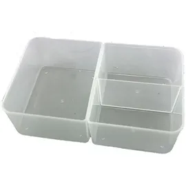 Lock & Lock Vorratsdose rechteckig, 1,0 l mit 3 Innenboxen 205 x 134 x 69 mm