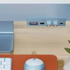 Satechi USB-C Clamp Hub für iMac (2021) - USB 3.0 - 4 - Grau