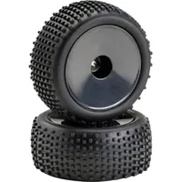 Absima Reifen & Felgen 1:10 Schwarz 2500012