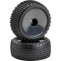 Absima Reifen & Felgen 1:10 Schwarz 2500012