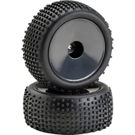 Absima Reifen & Felgen 1:10 Schwarz 2500012