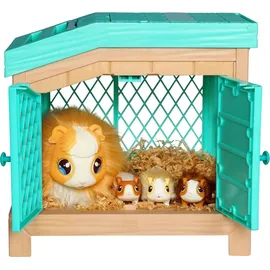 Little Live Pets Mama Surprise Meerschweinchen mit Stall und 3 Überraschungsbabys