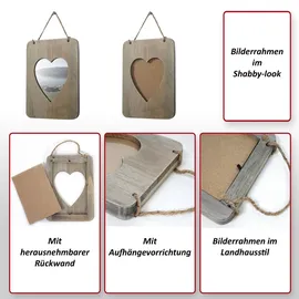 MCW Kranj Landhaus Holz 20x30 cm 5er Set