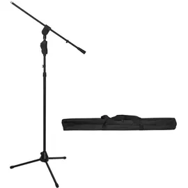 Omnitronic Set Mikrofonstativ MS-3 schwarz + Tasche