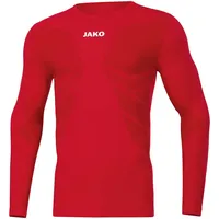 Jako Comfort recyceltes langarm Funktionsshirt Kinder sportrot 164/176