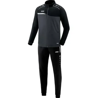 Jako Trainingsanzug Jako Herren Polyesteranzug Competition 2.0 M9118 grau|schwarz S