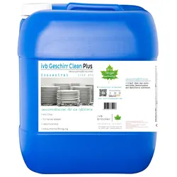 ivb broecker Geschirr Clean Plus 10l, Geschirrspülmittel für hartes Wasser