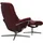 Stressless Relaxsessel STRESSLESS "Sunrise", rot (cherry paloma), B:83cm H:105cm T:74cm, Leder PALOMA: PALOMA ist ein durchgefärbtes Semianilin-Möbelleder mit natürlicher Narbung., Sessel, Relaxsessel, mit Cross Base, Größe S, M & L, Holzakzent Braun