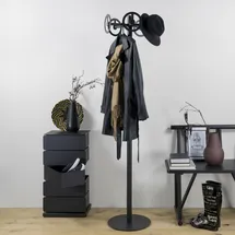 Spinder Garderobenständer Circle Schwarz