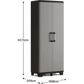 KETER Lagerschrank mit Einlegeböden 0 x 0 x 0 cm Grau
