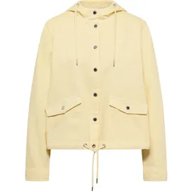 Cecil Kurzjacke CECIL, Damen, Gr. XXL (46), gelb (light buttermilk gelb), Web, 98% Baumwolle, 2% Elasthan, unifarben, comfort fit normal, ohne Ausschnitt, Bündchen, Jacken Kurzjacke, im Denim-Style