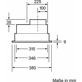 Neff D5655X2 Lüfterbaustein 53 cm Silber