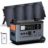 PowerMax 6000 Tragbare Powerstation 6000W mit 2 * 400W Solarpanel
