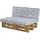 Hti-Living Sitzkissen Set 40 x 40 cm Grau