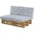 Hti-Living Sitzkissen Set 40 x 40 cm Grau