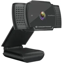 Conceptronic AMDIS 2K-Super-HD-Webcam Schwarz