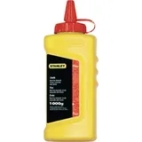 Stanley Schlagschnurkreide 1000g rot wasserfest,schwer löslich Ku.-Flasche