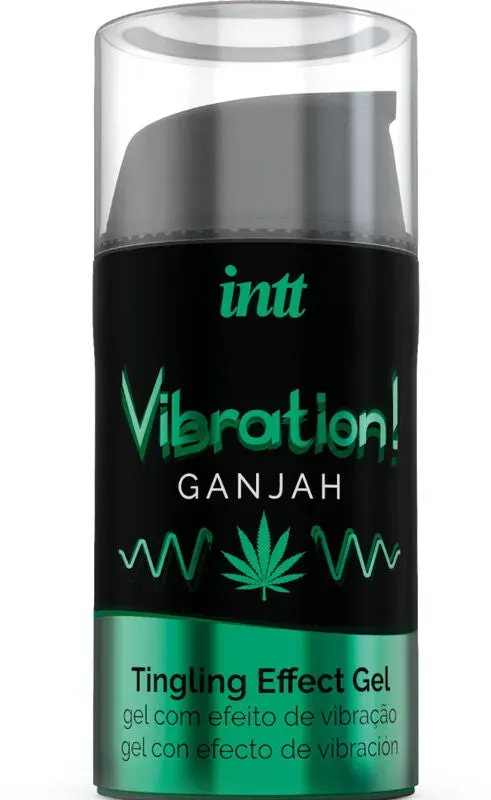 INTT  Kraftvolles intimstimulierendes flüssiges Vibrationsgel Cannabis 15 ml