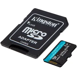 Kingston Canvas Go! Plus Gen4 1TB microSDXC Speicherkarte (200 MB/s, A2 U3) mit Adapter