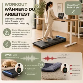 Sportstech sWalk Lite Schwarz
