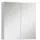 Megabad Profi Collection Spiegelschrank 60 cm MBSPL60, Badmöbel,