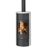 ORANIER Kaminofen Polar Neo Aqua schwarz Keramik Seidenweiß 10kW