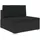 vidaXL Modular-Sofa-Mittelteil schwarz