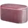 Homcom Sitzbank Polsterbank mit Stauraum Truhenbank für Wohnzimmer französische Stil Samt Rosa 81 x 40 x 41 cm