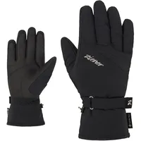 Ziener Klaire Ski-Handschuhe/Wintersport | Gore-Tex, sehr warm, Black, 6,5