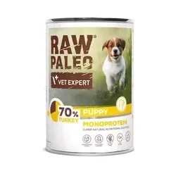 Vetexpert RAW PALEO Welpen Pute 400g - Dose Pute