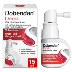 Dobendan® Direkt Spray - Bei starken Halsschmerzen und Schluckbeschwerden 15 ml