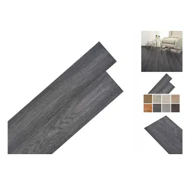 vidaXL PVC-Fliesen Selbstklebend 2,51 m2 2 mm Schwarz und Weiß