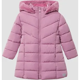s.Oliver Wärmender Steppmantel mit Teddyplüsch-Futter - pink - 92