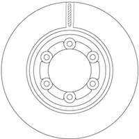 TRW Bremsscheibe TRW DF6984