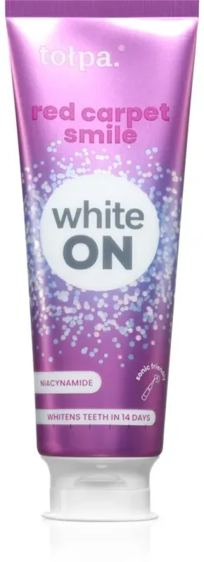 Tołpa On White Red Carpet Smile bleichende Zahnpasta 75 ml