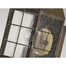 quintiesse Außenwandleuchte Glas, Metall 34,2 cm IP44 gold
