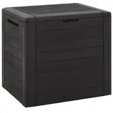 vidaXL Gartentruhe Braun 58,5x46x55 cm Polypropylen