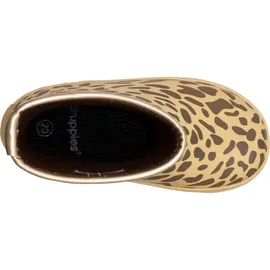 druppies Gummistiefel Leopard Beige/Orange 29